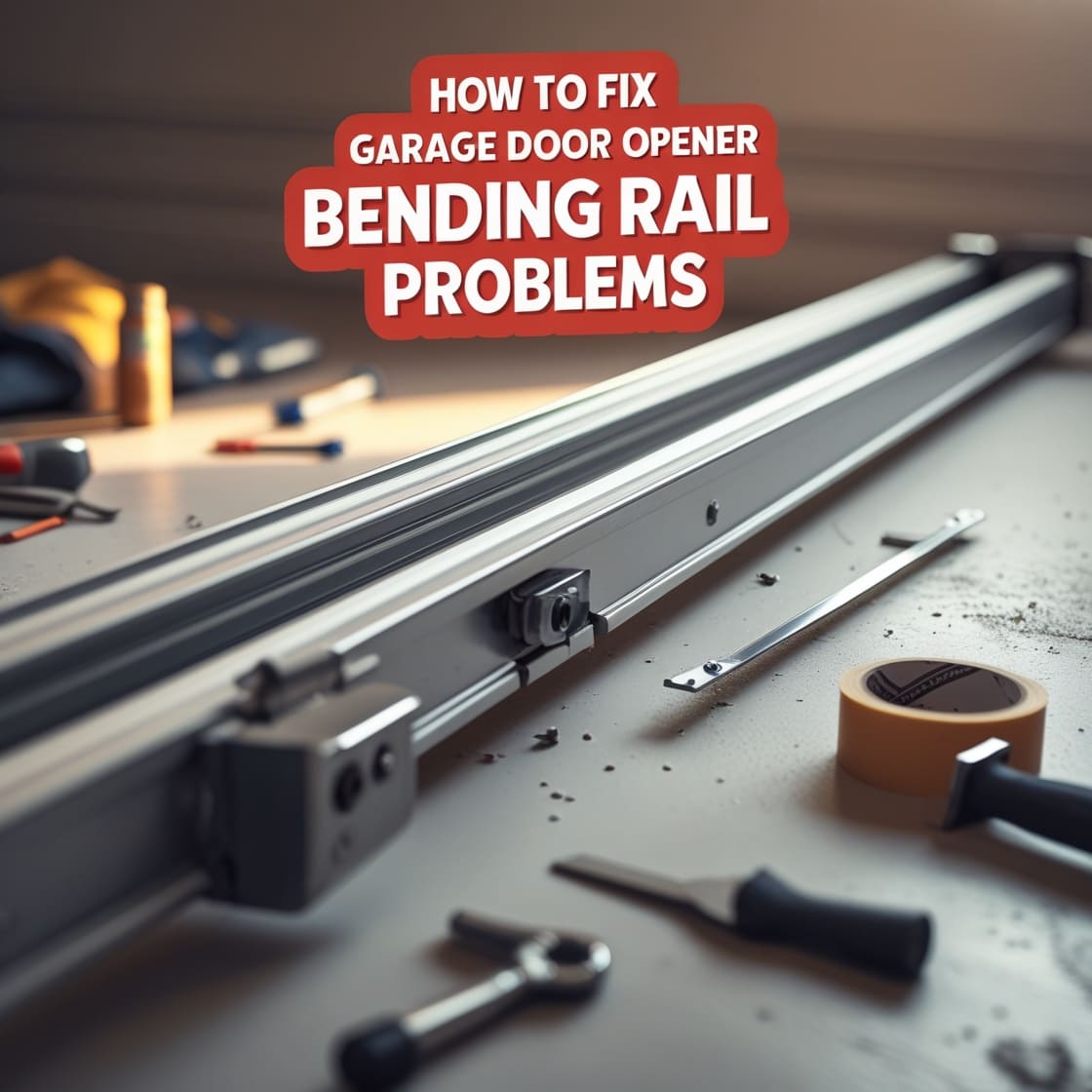 You are currently viewing How to Fix Garage Door Opener Rail Bending Problems