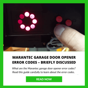 Read more about the article Marantec Garage Door Opener Error Codes – Briefly Discussed