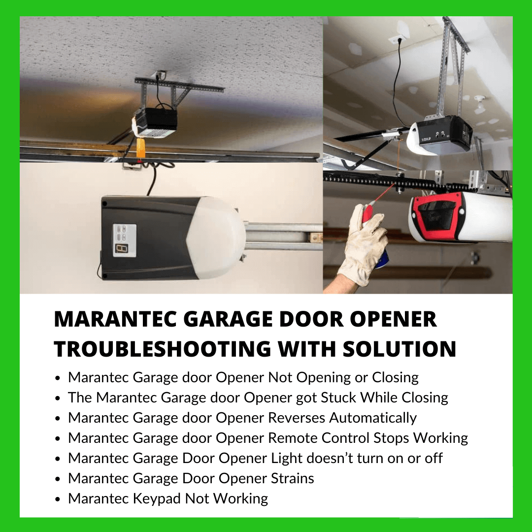 You are currently viewing Marantec Garage Door Opener Troubleshooting with Solution