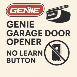 Read more about the article Genie Garage Door Opener No Learn Button – Easy Fix Guide