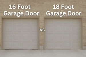 Read more about the article 16 vs 18 Foot Garage Door: Which Size Is Best for Your Home?