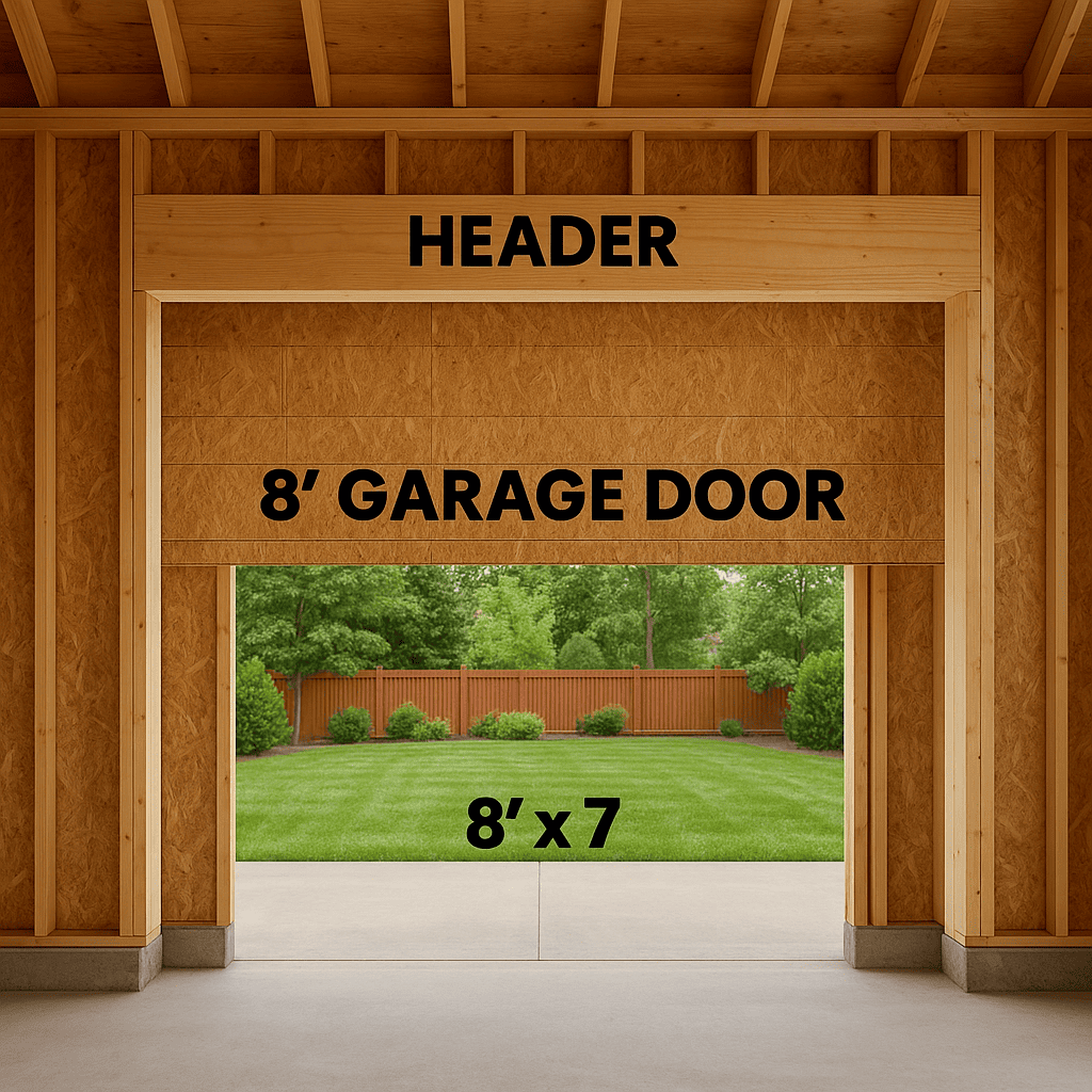 You are currently viewing 8′ Garage Door Header Size: A Complete Guide for Homeowners