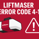 LiftMaster Error Code 4-1: Causes, Fixes, and Expert Troubleshooting Guide