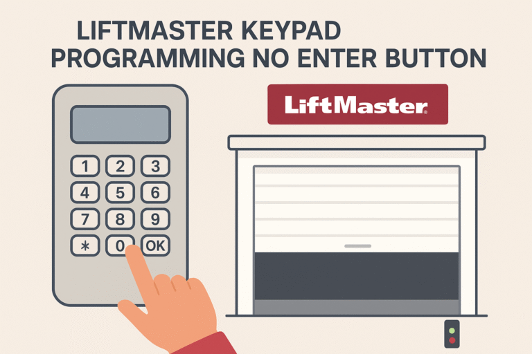 LiftMaster Keypad Programming With No Enter Button: Full Guide