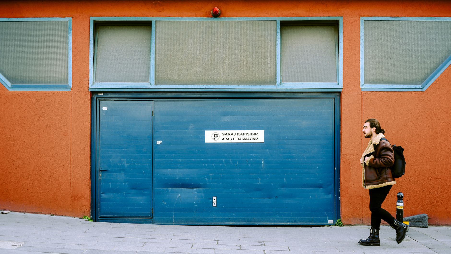 Wide 16-foot garage door on residential home