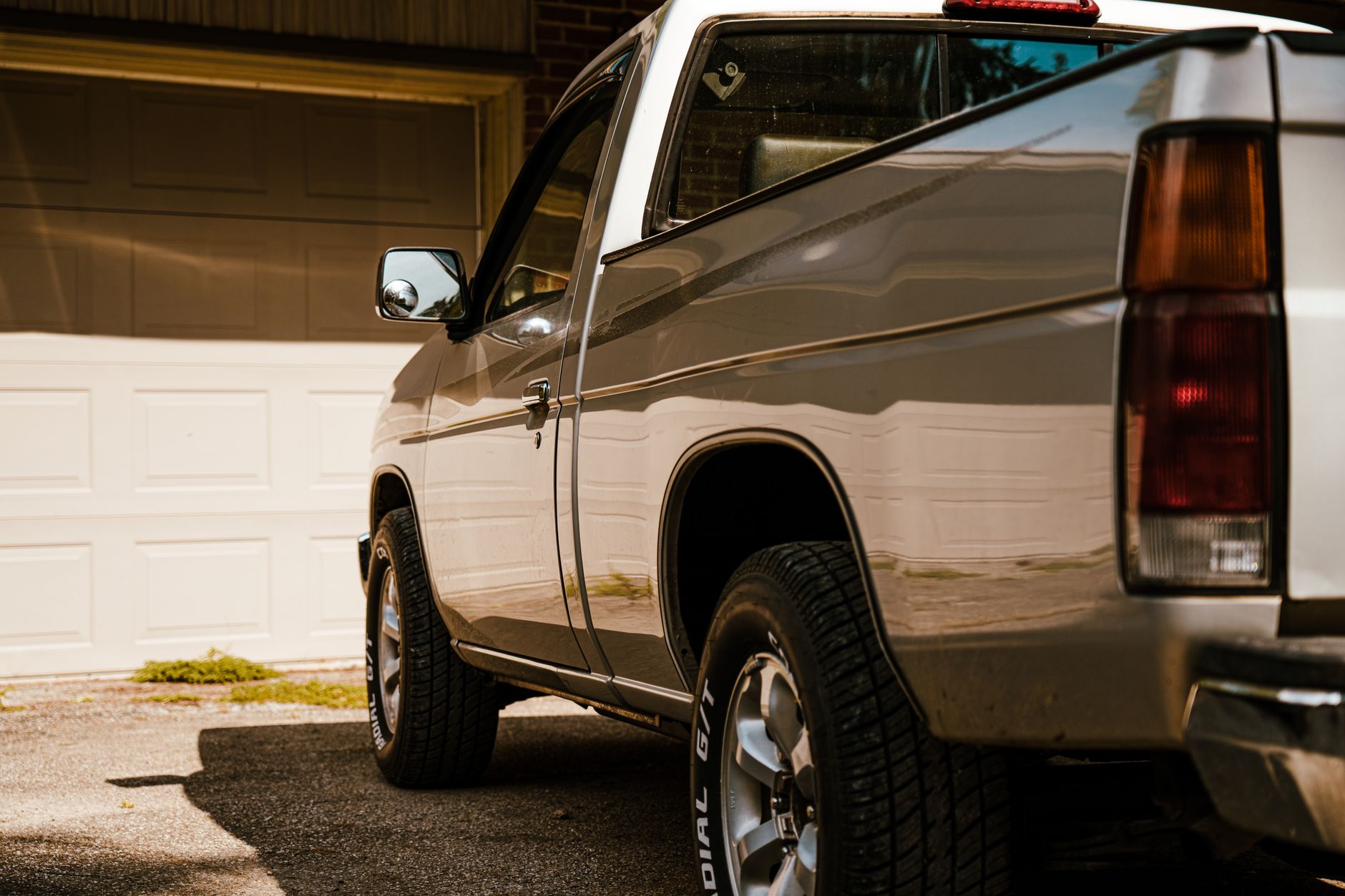 7 Foot vs 8 Foot Garage Door: Which One Actually Fits Your Home (and Your Truck)? 3 Large truck or SUV entering garage