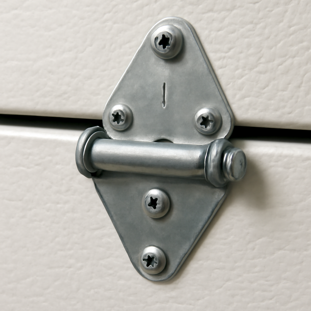Best Garage Door Hinges in 2026 (By Type and Door Weight) 2 garage door hinge number 1 connecting bottom two sectional panels at joint