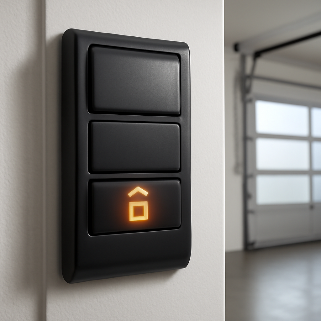 LiftMaster Garage Door Remote Not Working? Fix It in 5 Steps 2 LiftMaster wall control panel with Lock button illuminated disabling all remotes