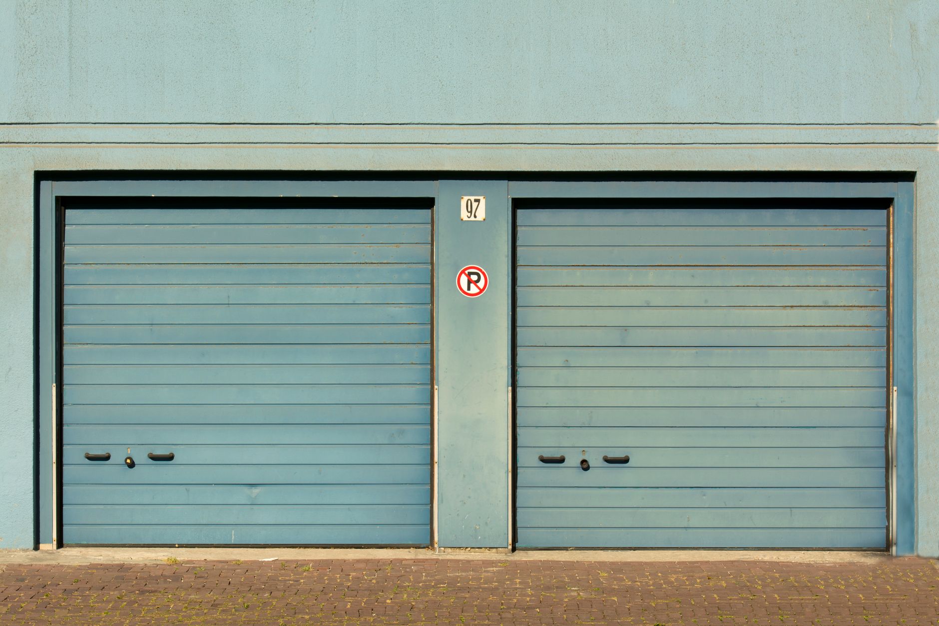 Checking garage door safety sensor alignment