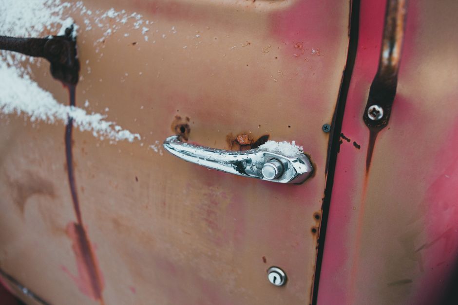Garage Door Keypad Not Working in Cold Weather: The Fix 6 Frost and ice coating a door in winter