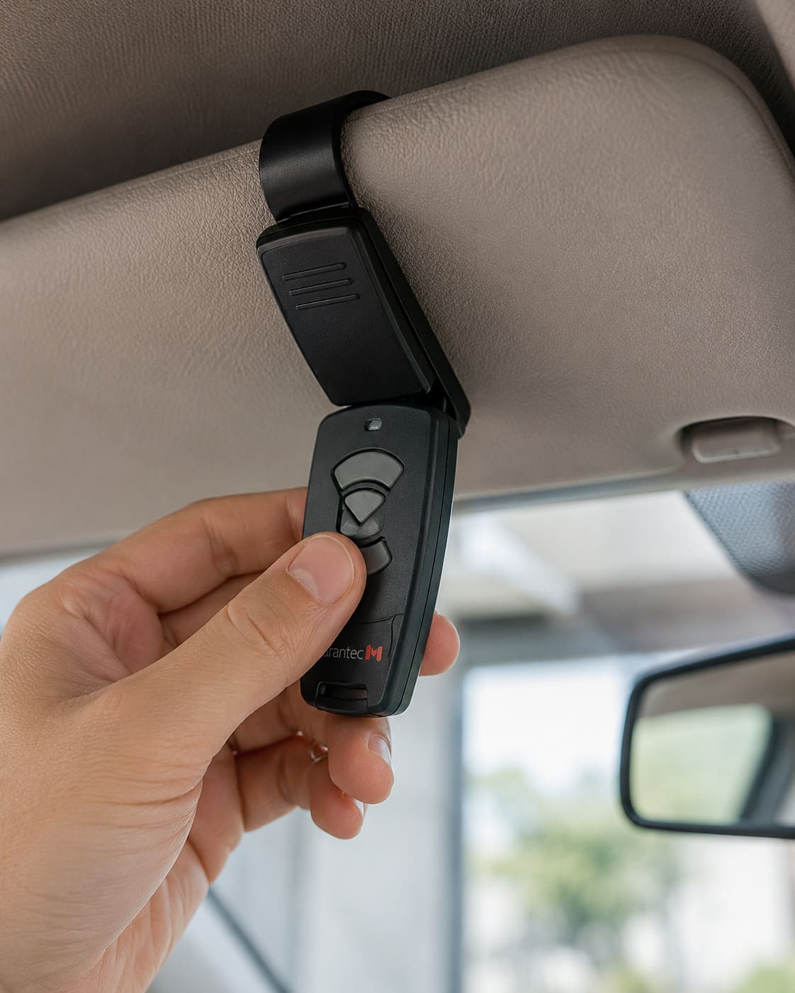Read more about the article Attaching Garage Door Opener Clip for Thick Visor
