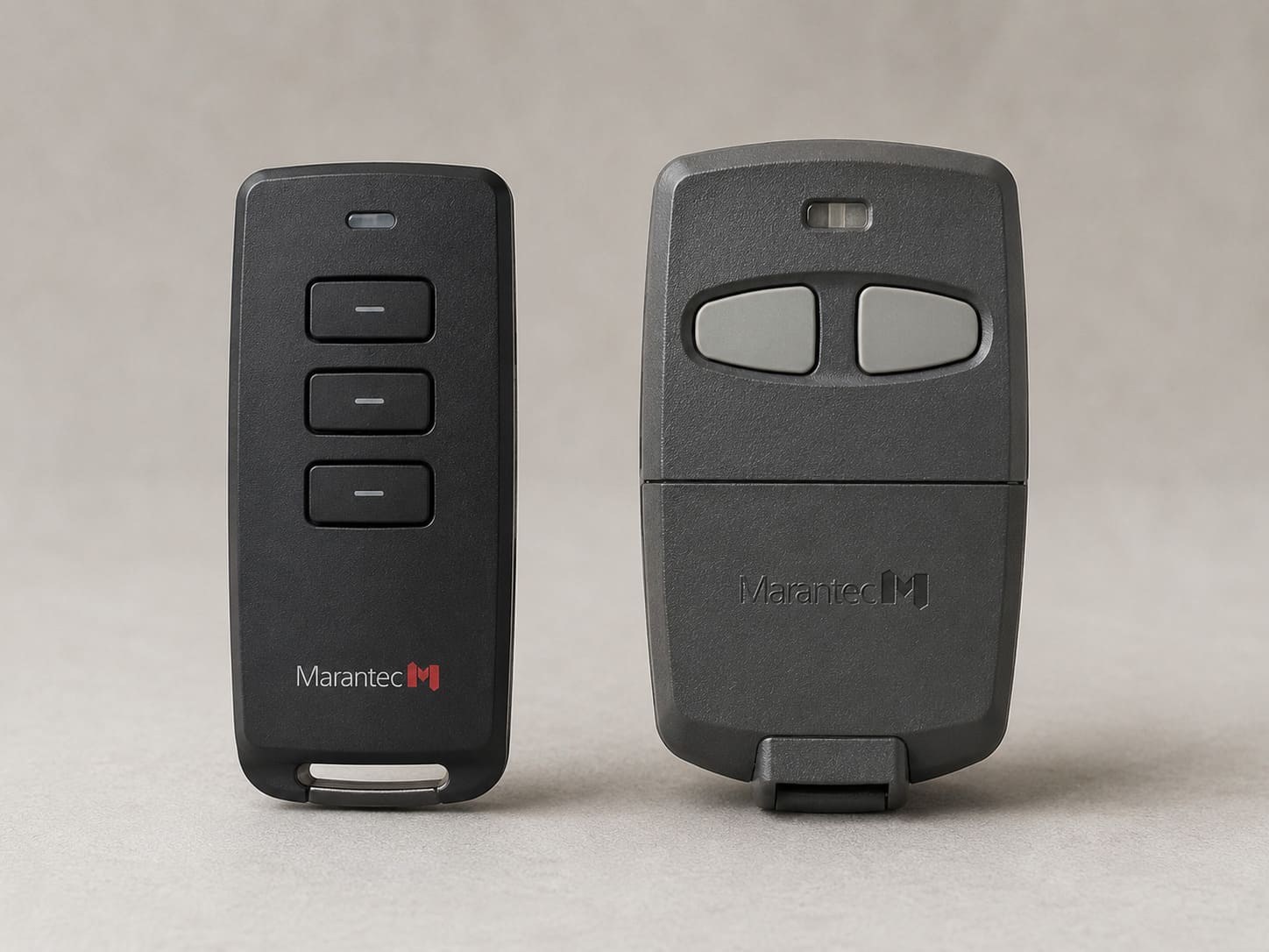 Genie Garage Door Opener No Learn Button: DIP Switch Fix Guide 3 Comparison of an older DIP switch Genie remote next to a newer Intellicode remote