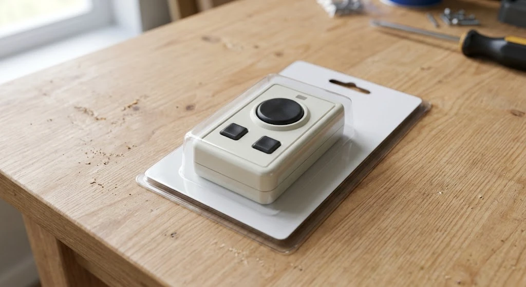 Universal garage door wall control unit